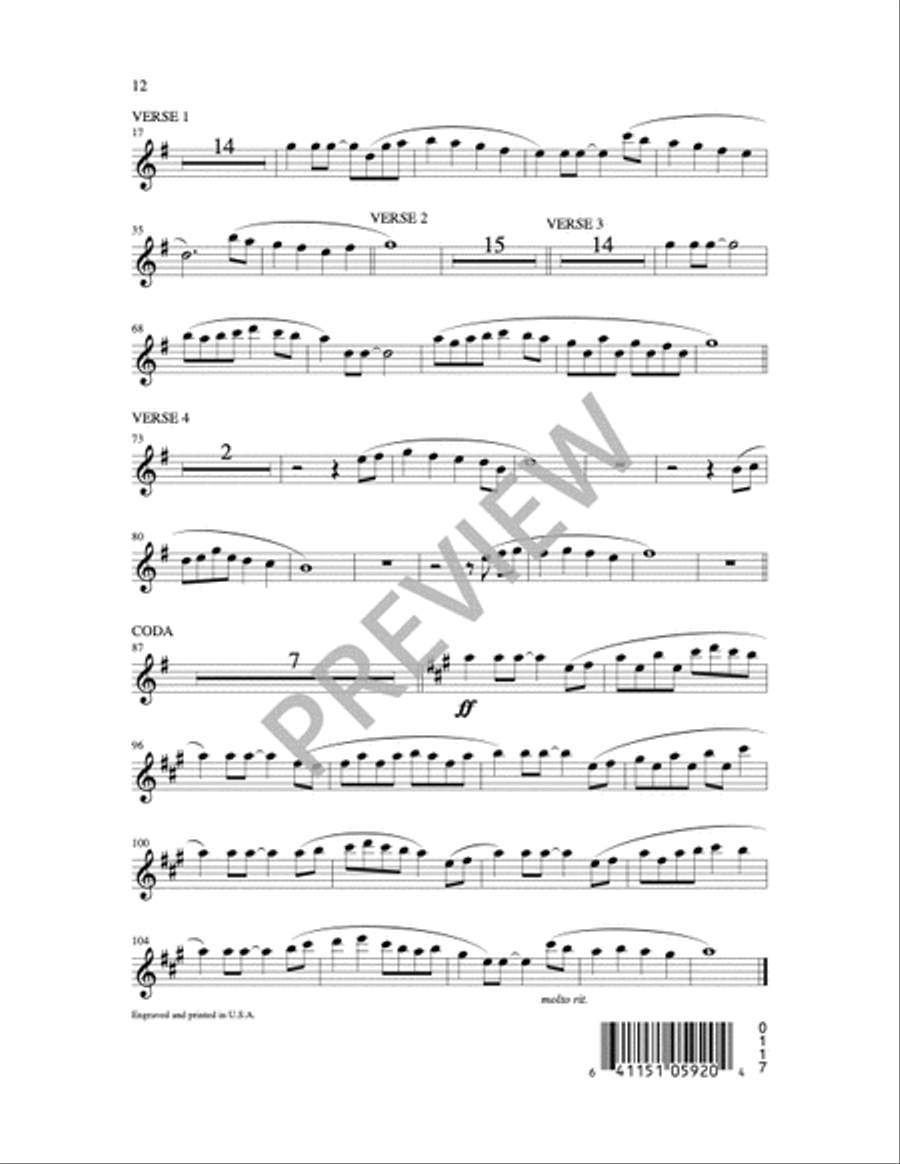 Clap Your Hands Clap Your Hands 4-Part scores gallery preview page 13