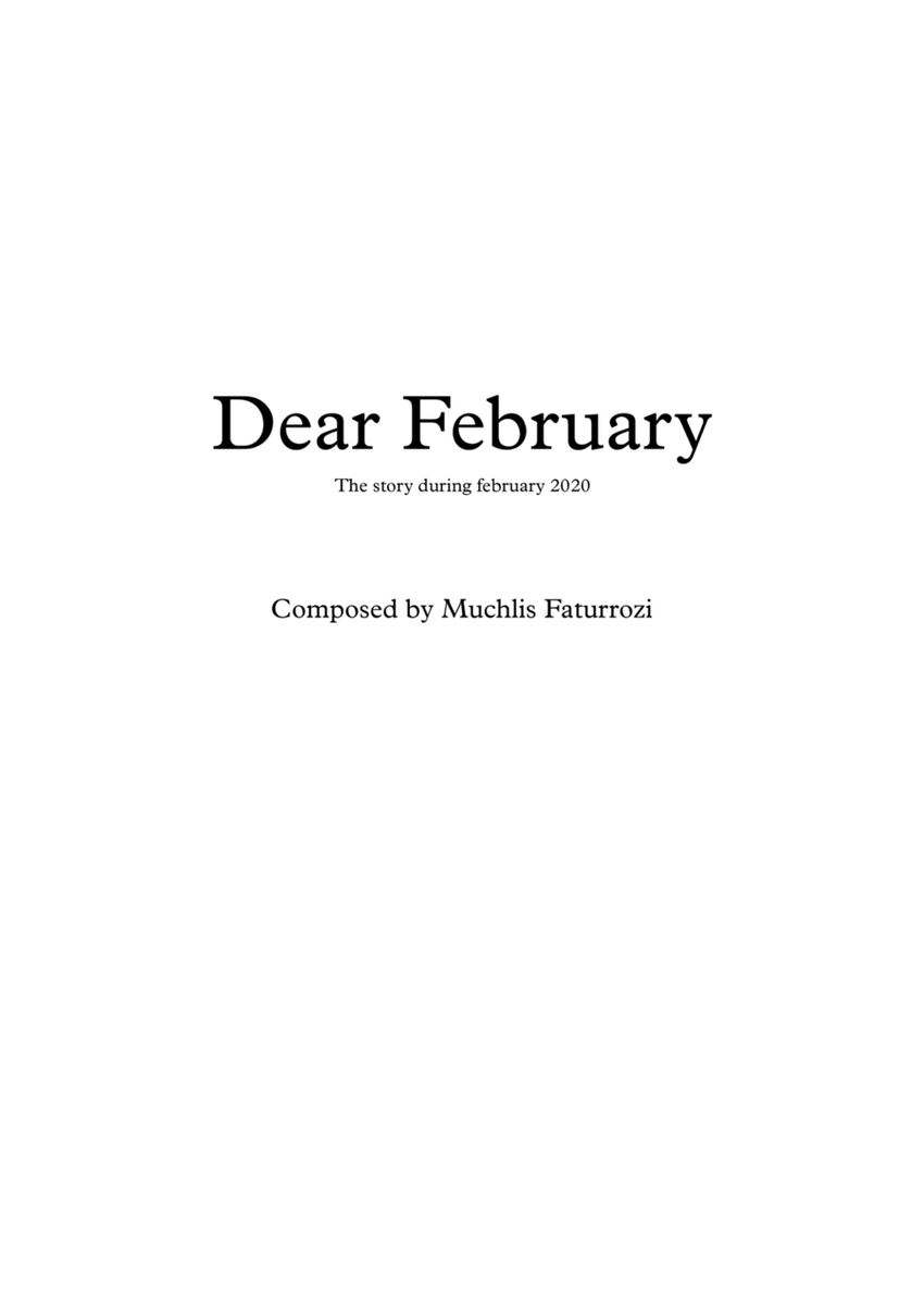 Dear February - Score Only image number null