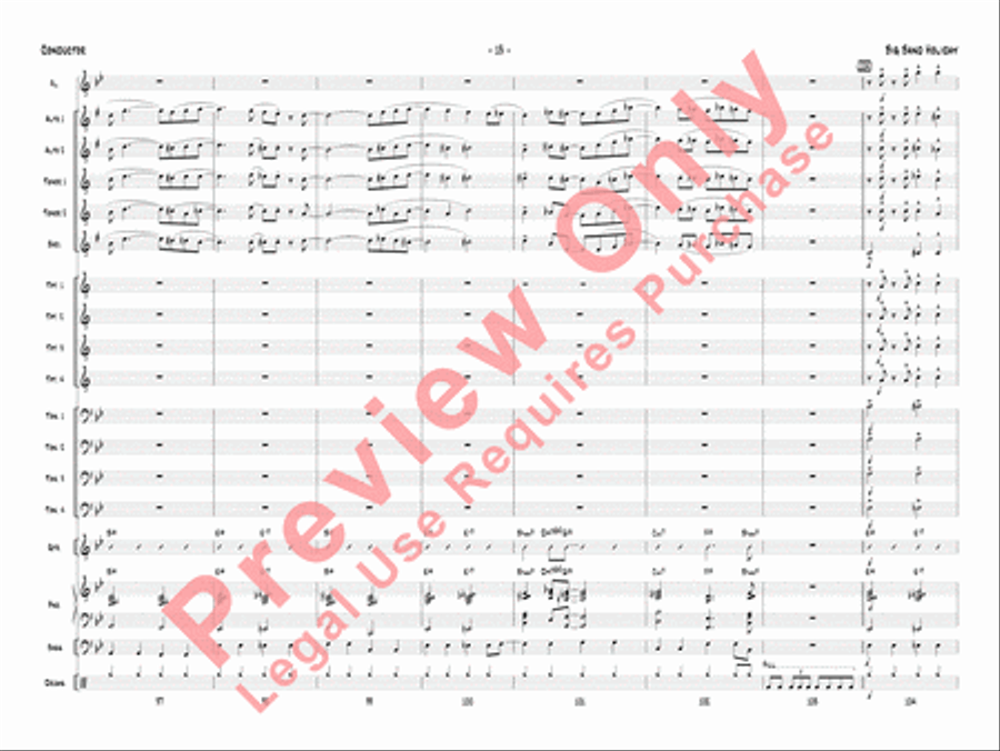 Big Band Holiday Big Band Holiday Jazz Ensemble scores gallery preview page 16