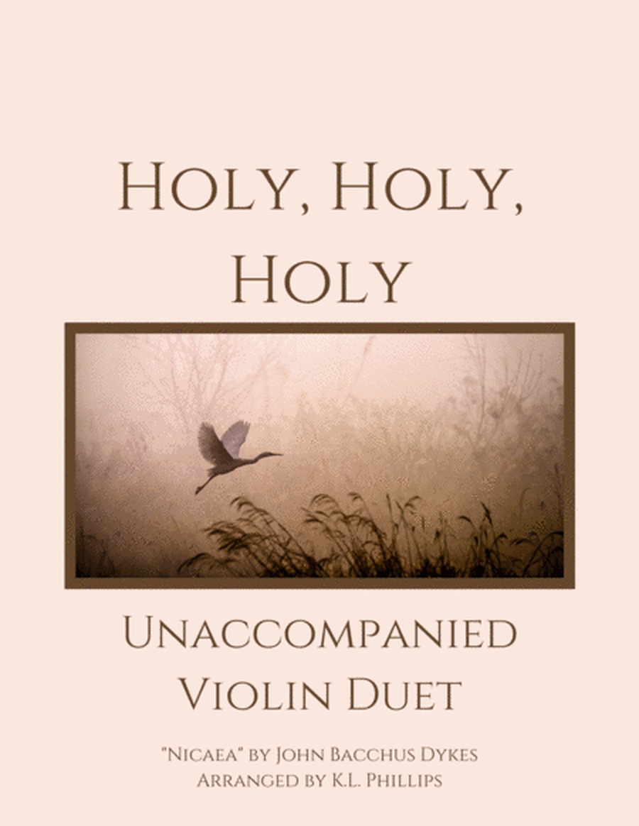 Holy, Holy, Holy - Unaccompanied Violin Duet image number null
