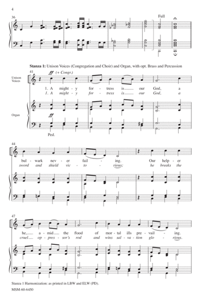 A Mighty Fortress is Our God (Isometric) (Downloadable Choral Score)