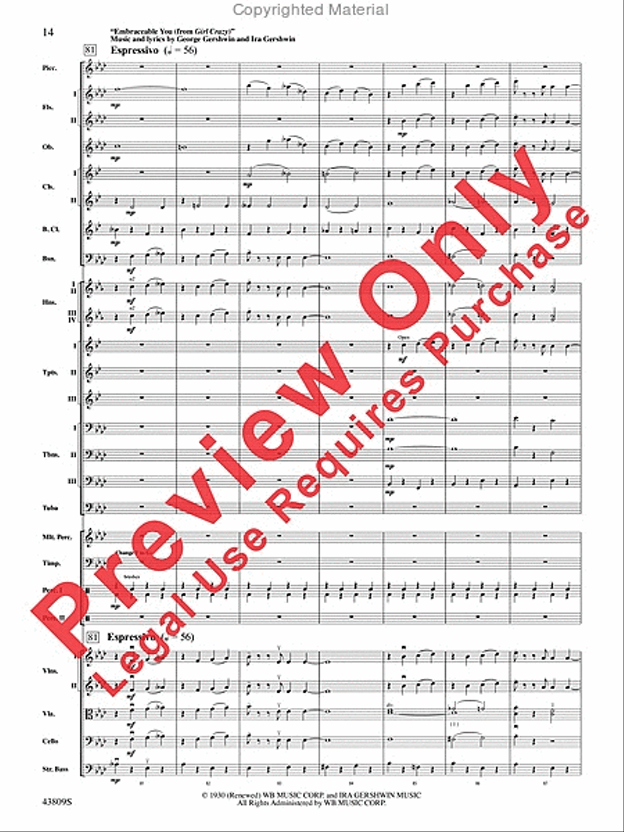 Gershwin by George! Gershwin by George! Full Orchestra scores gallery preview page 15