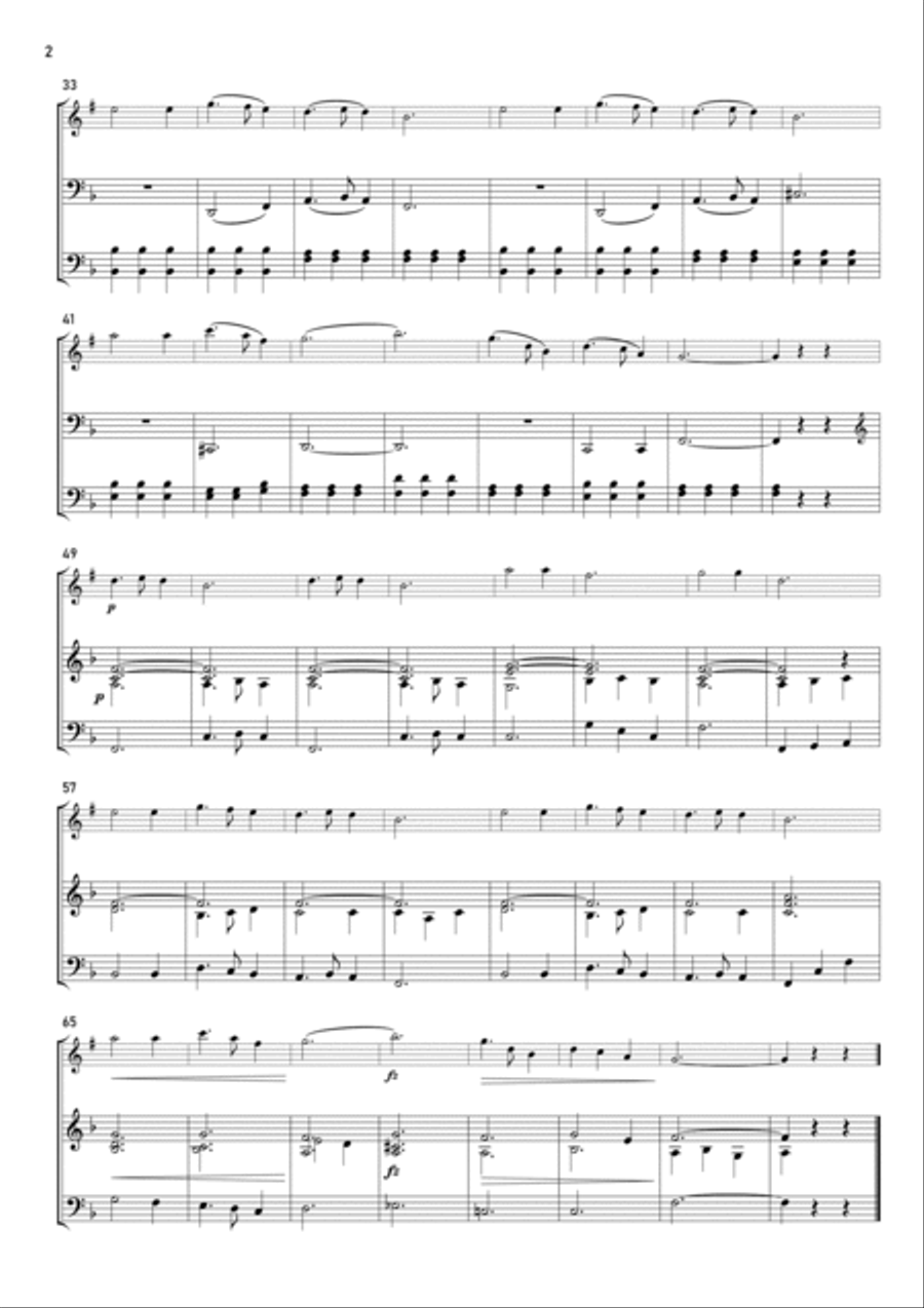Silent Night Tenor Saxophone scores gallery preview page 2