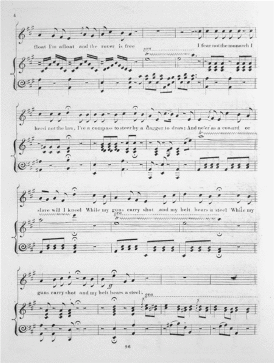 I'm Afloat, I'm Afloat. A Song Piano Solo scores gallery preview page 3