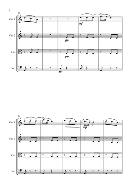 La donna è mobile - Strings Quartet (2 Violins; Viola; Cello) image number null