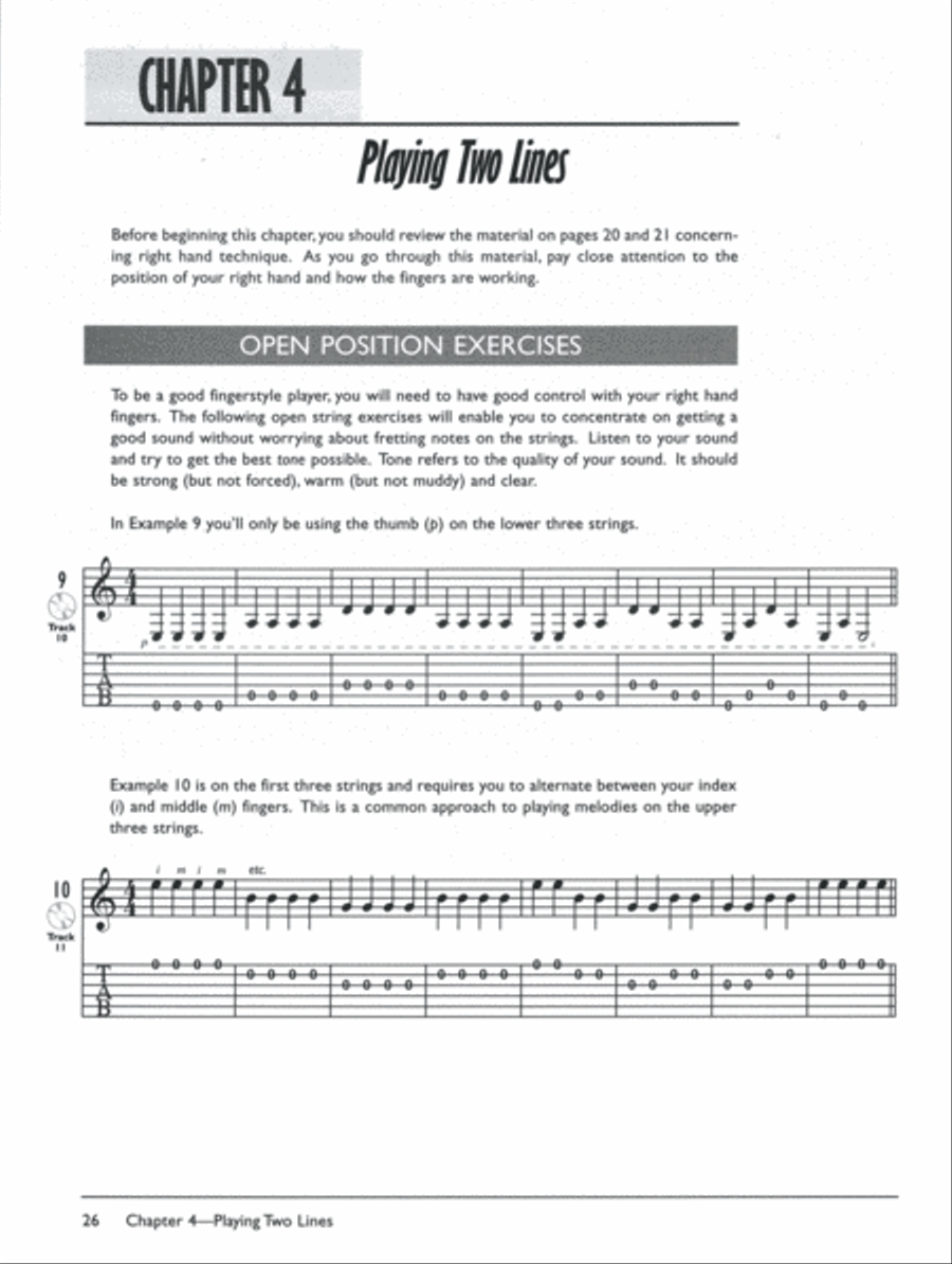 Beginning Fingerstyle Guitar (Book & Audio) Fingerpicking Guitar scores gallery preview page 7