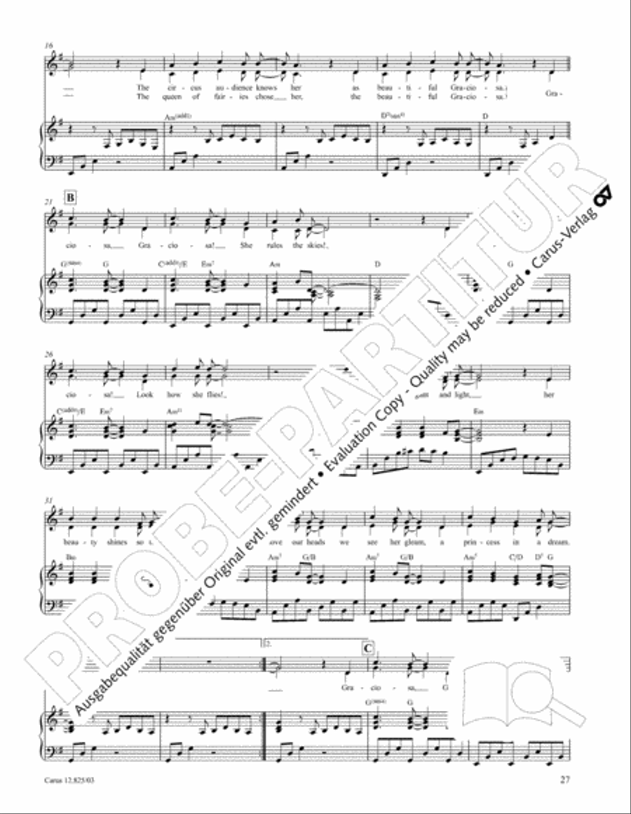 Circus Allegro Circus Allegro Choir scores gallery preview page 28