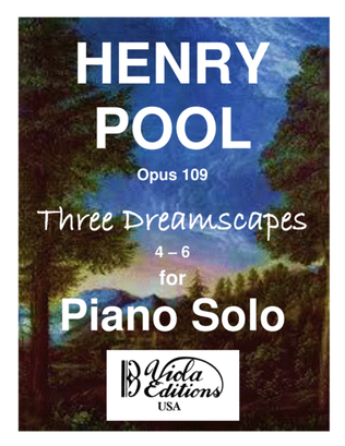 Book cover for Three Dreamscapes for Piano Solo (4-6)