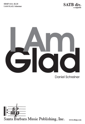 Book cover for I Am Glad - SATB divisi octavo