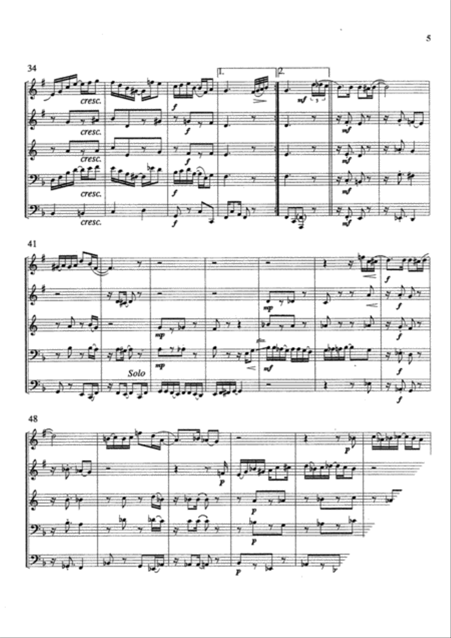 Alaska Brass Rag Alaska Brass Rag Brass Quintet scores gallery preview page 8