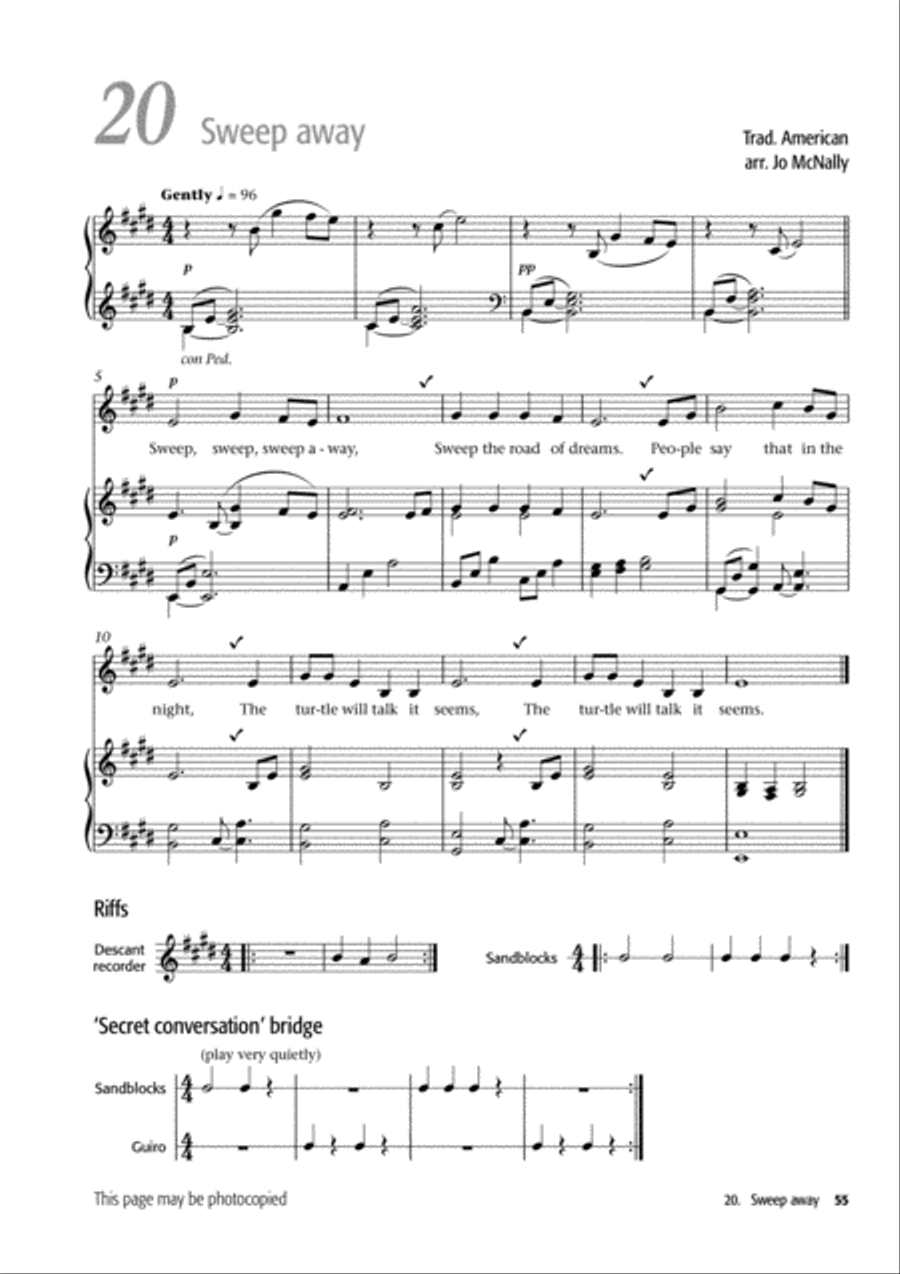 Young Voiceworks Unison Choir scores gallery preview page 31