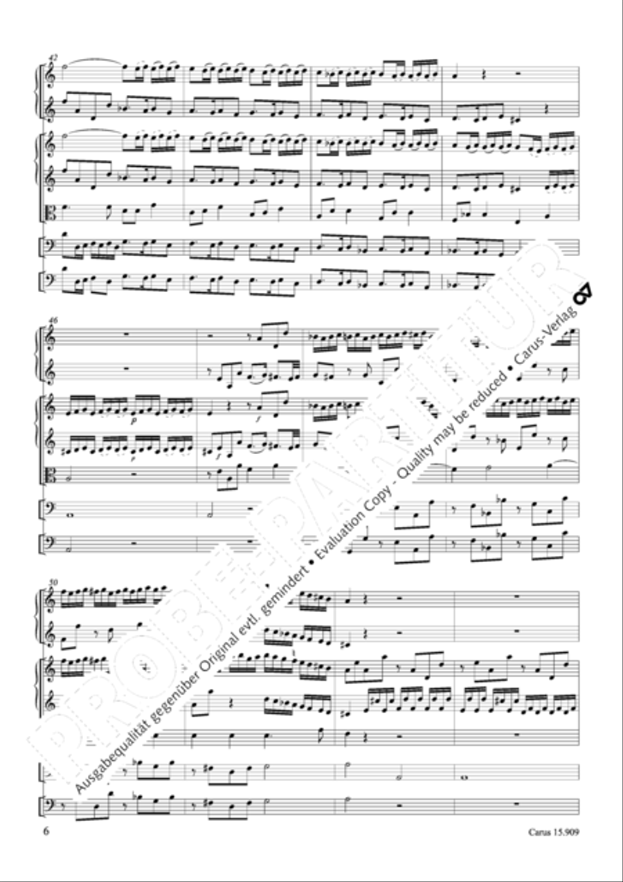 Ouverture in d Oboe scores gallery preview page 7