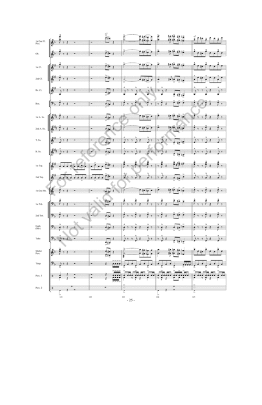 Zeus: King Of The Gods Zeus: King Of The Gods Concert Band scores gallery preview page 24