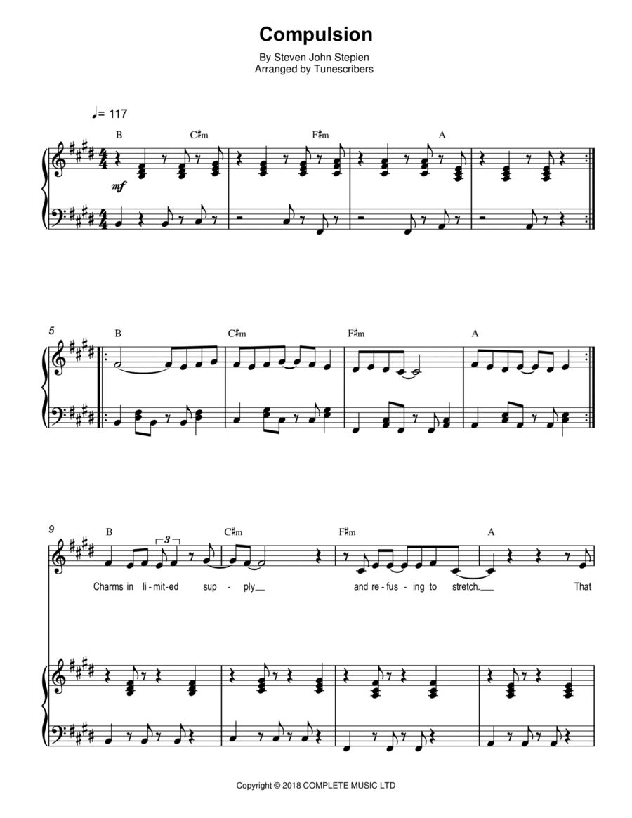 Compulsion Compulsion Voice scores gallery preview page 1