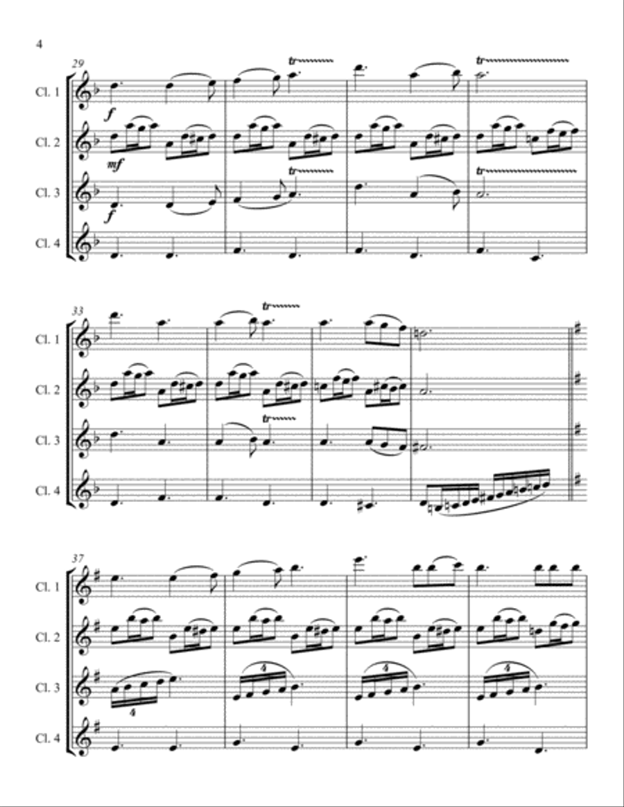 Flow Woodwind Quartet scores gallery preview page 4