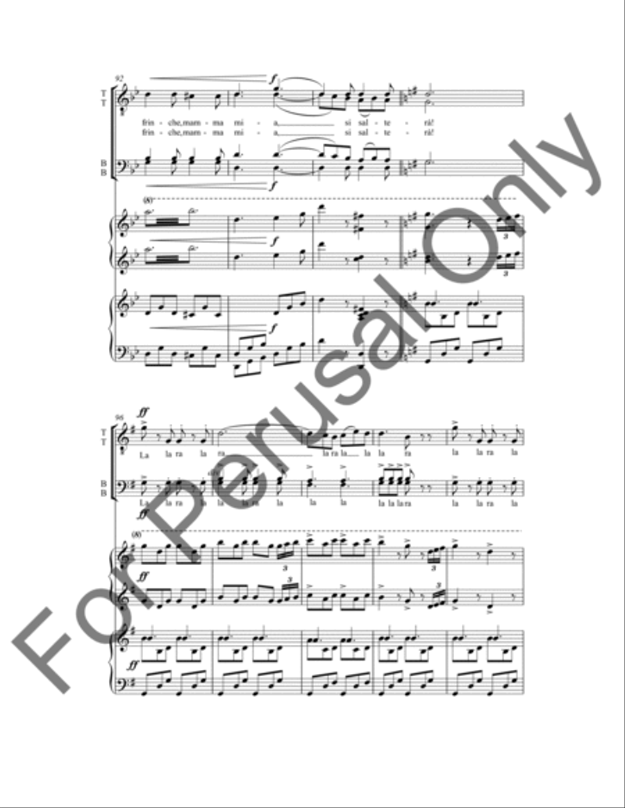 La Danza La Danza TTBB scores gallery preview page 9
