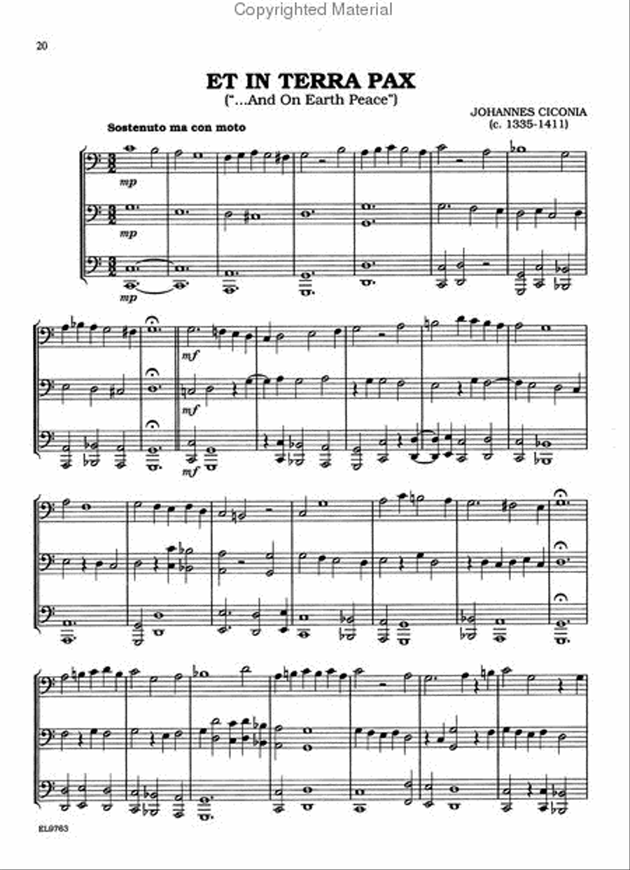 Sacred Trios for All (From the Renaissance to the Romantic Periods) Small Ensemble scores gallery preview page 4
