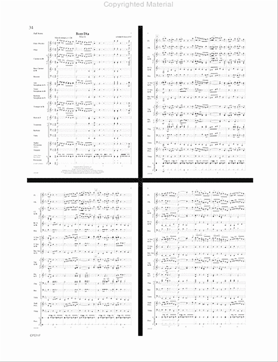 Rondo Festivo Rondo Festivo Concert Band scores gallery preview page 35
