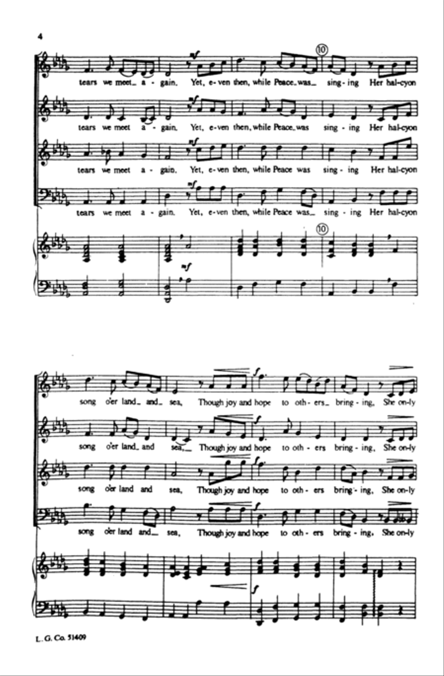 My Gentle Harp 4-Part scores gallery preview page 3