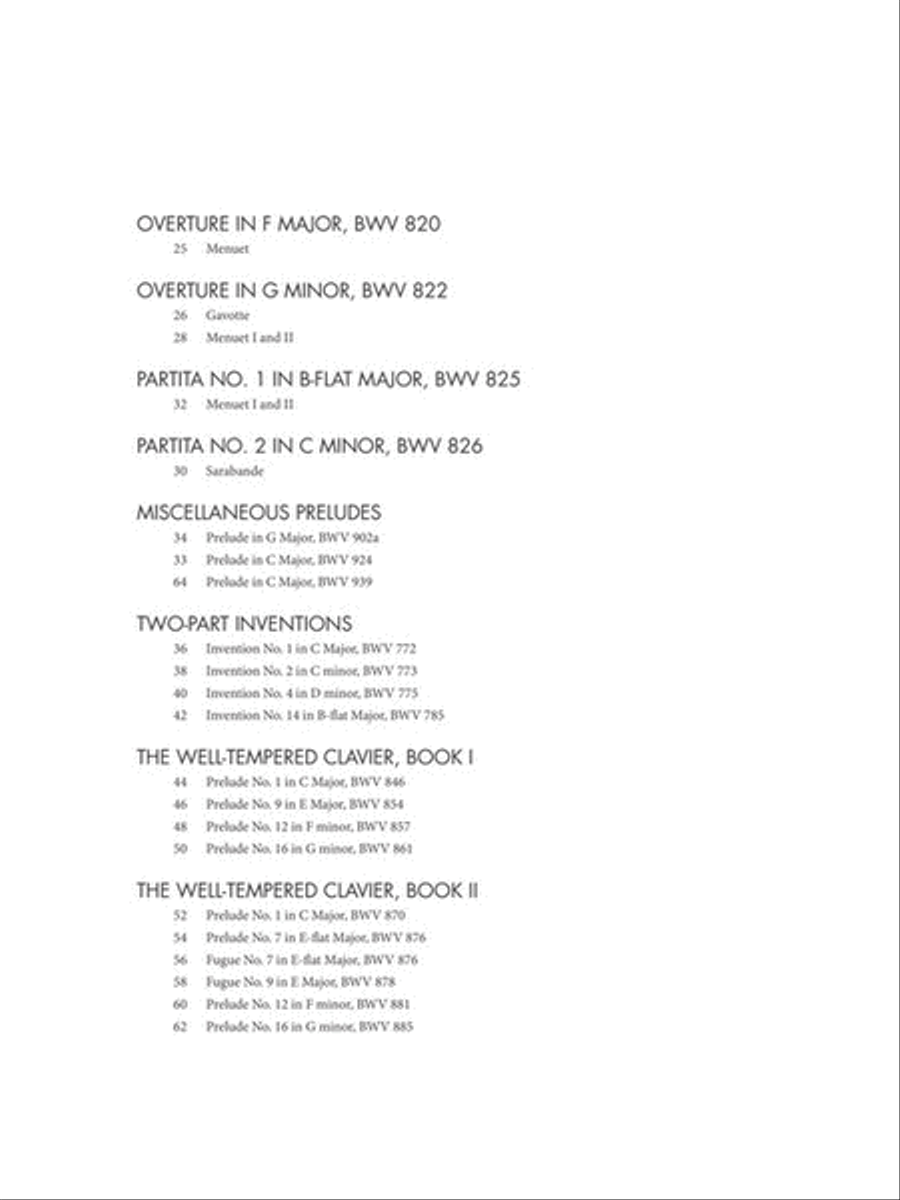 J.S. Bach: Easiest Piano Pieces Piano Solo scores gallery preview page 3