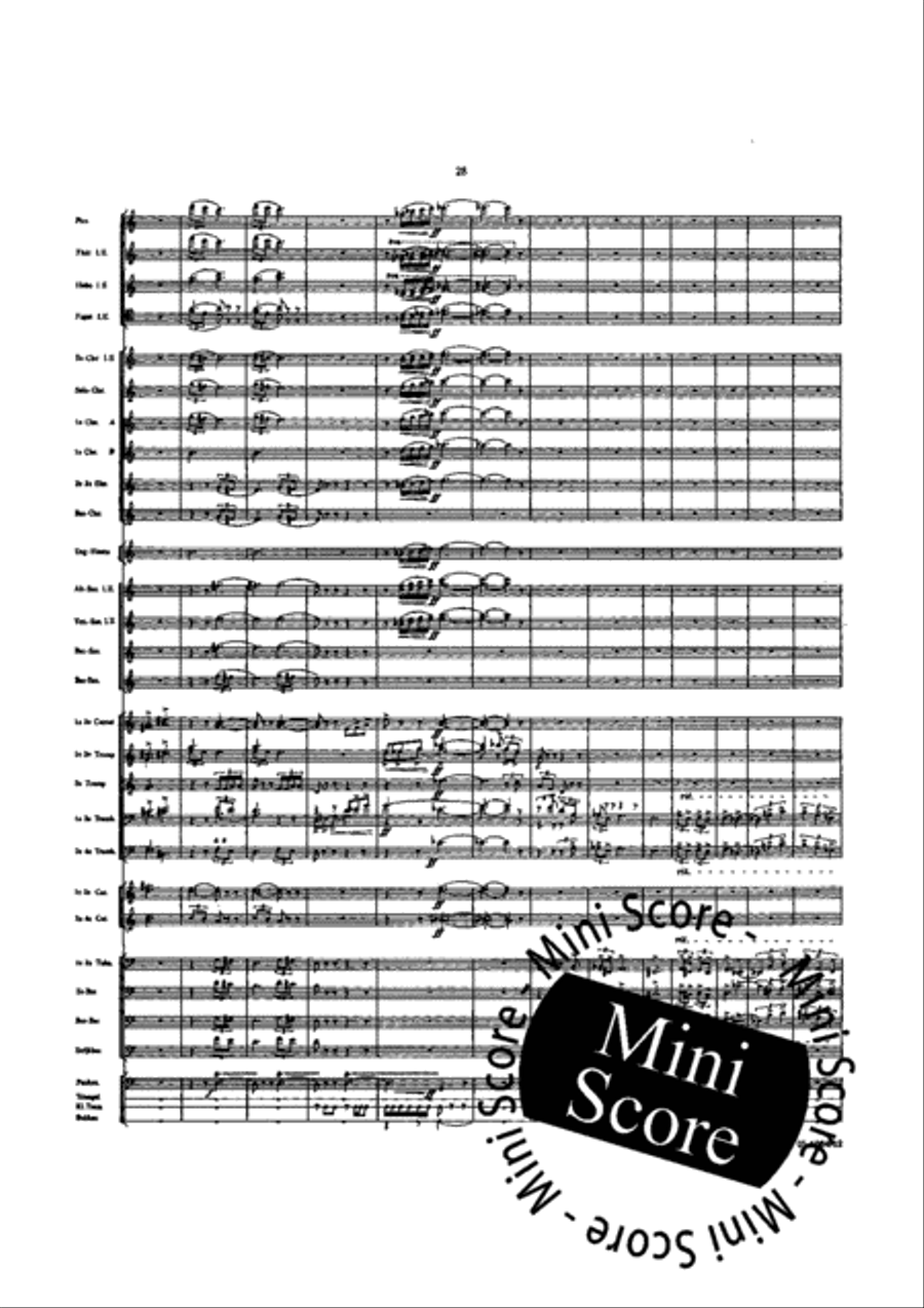Symphonie pour Orchestre d'Harmonie Concert Band scores gallery preview page 34