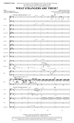 What Strangers Are These? (from Winter's Grace) - Full Score