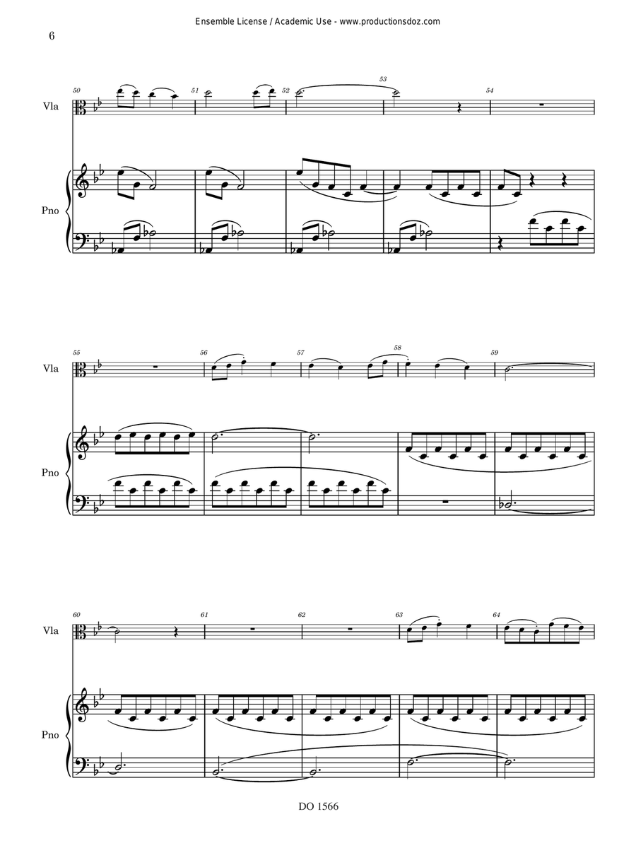 Four duos for when the world momentarily stops turning Piano Accompaniment scores gallery preview page 6