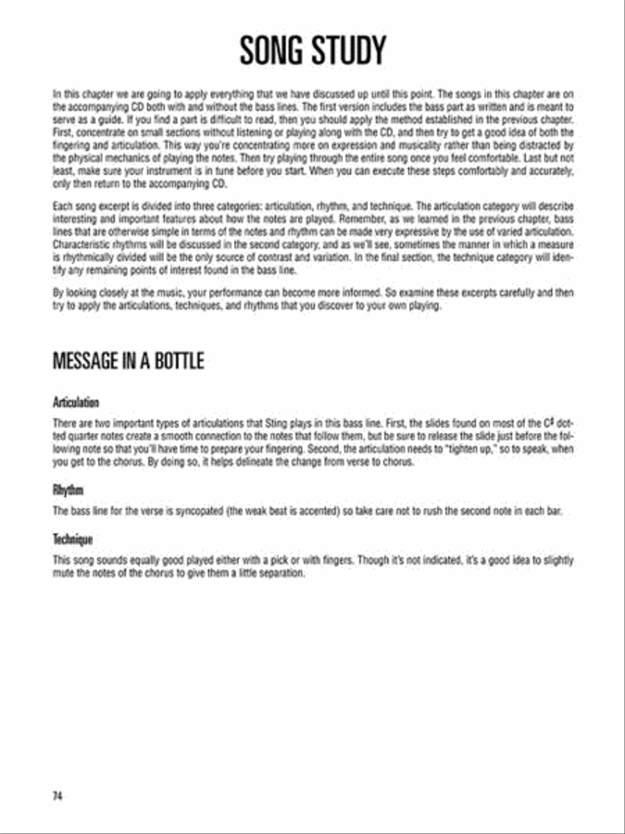 Rock Bass Bass Guitar Tablature scores gallery preview page 7