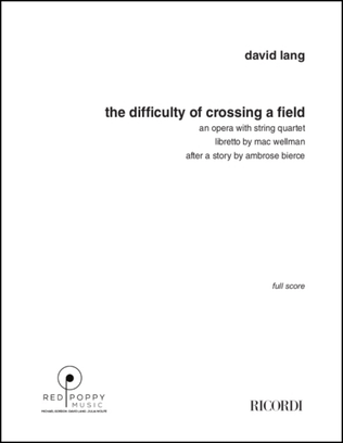 the difficulty of crossing a field