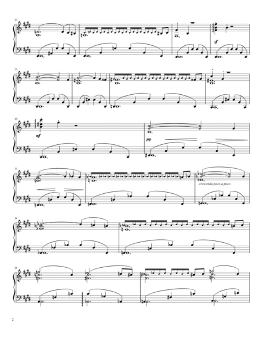 Nikolai Rimsky-Korsakov, Op.35 Scheherazade Suite Symphonique Part I - For Piano Solo Original Piano Solo scores gallery preview page 2