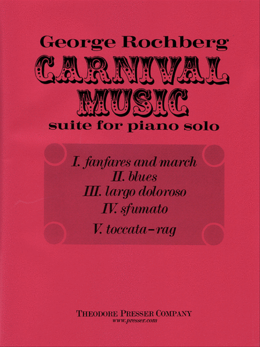 Carnival Music Carnival Music Chamber Music scores gallery preview page 1