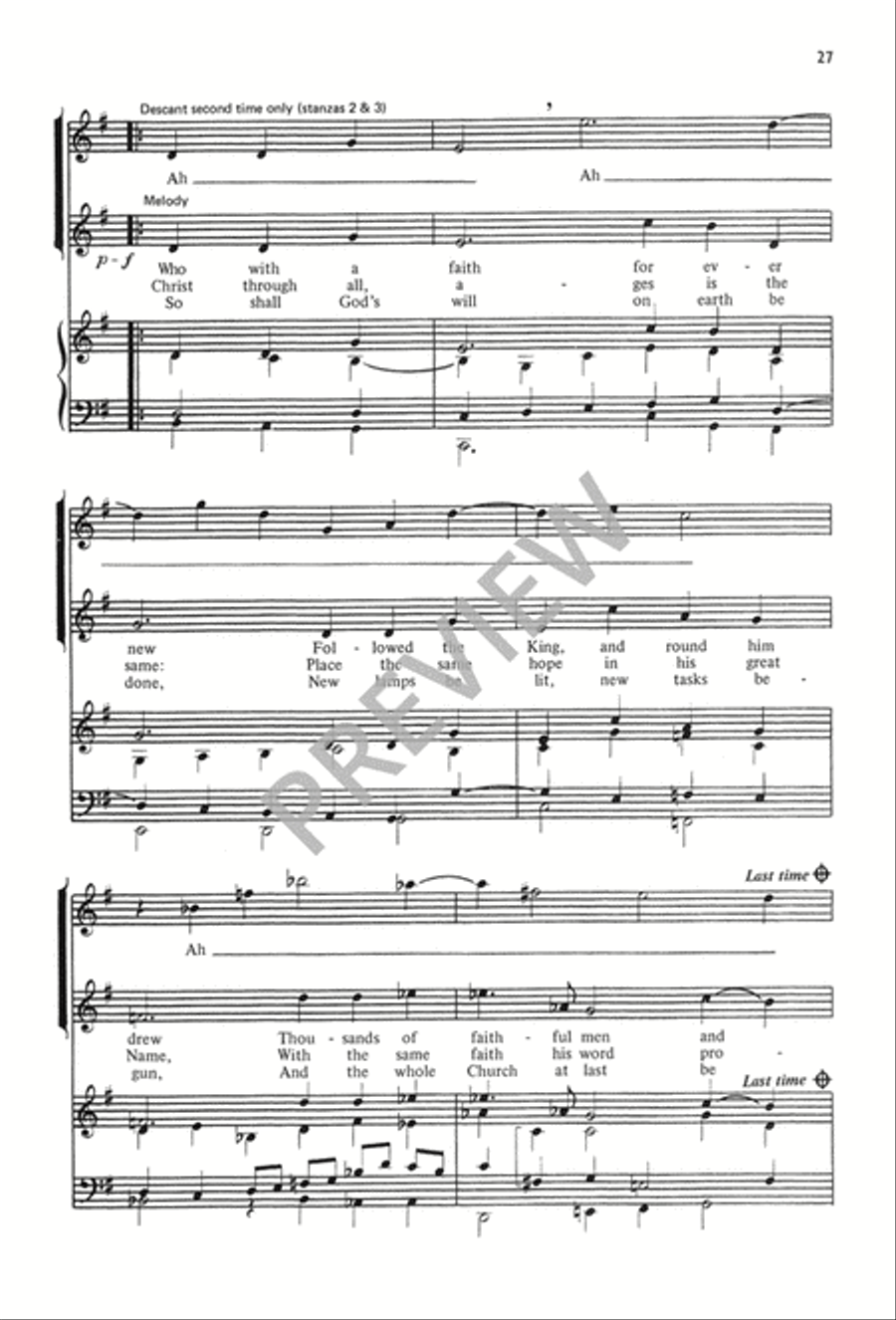 The Calvin Hampton Hymnary 4-Part scores gallery preview page 31