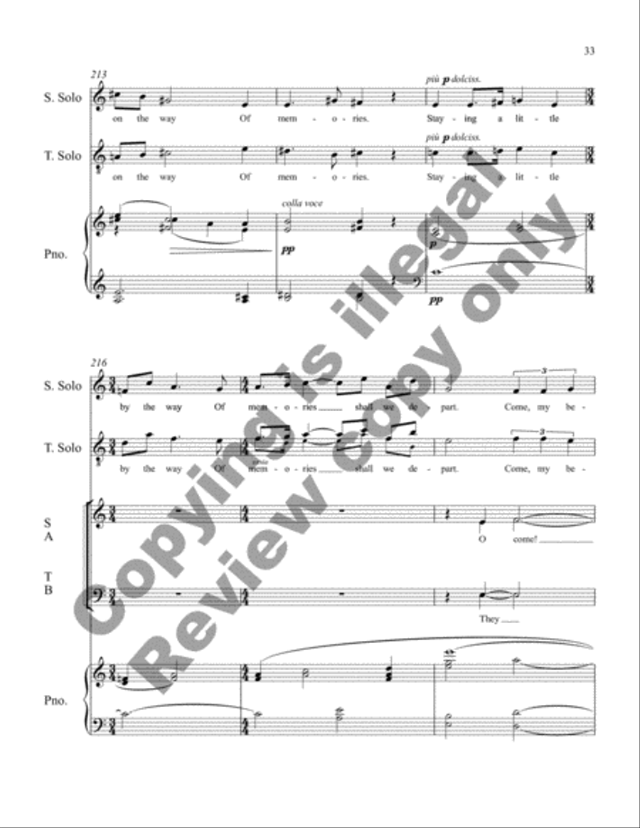 Chamber Music, Volume 3: Four Joyce Songs: Serenade in One Movement 4-Part scores gallery preview page 14