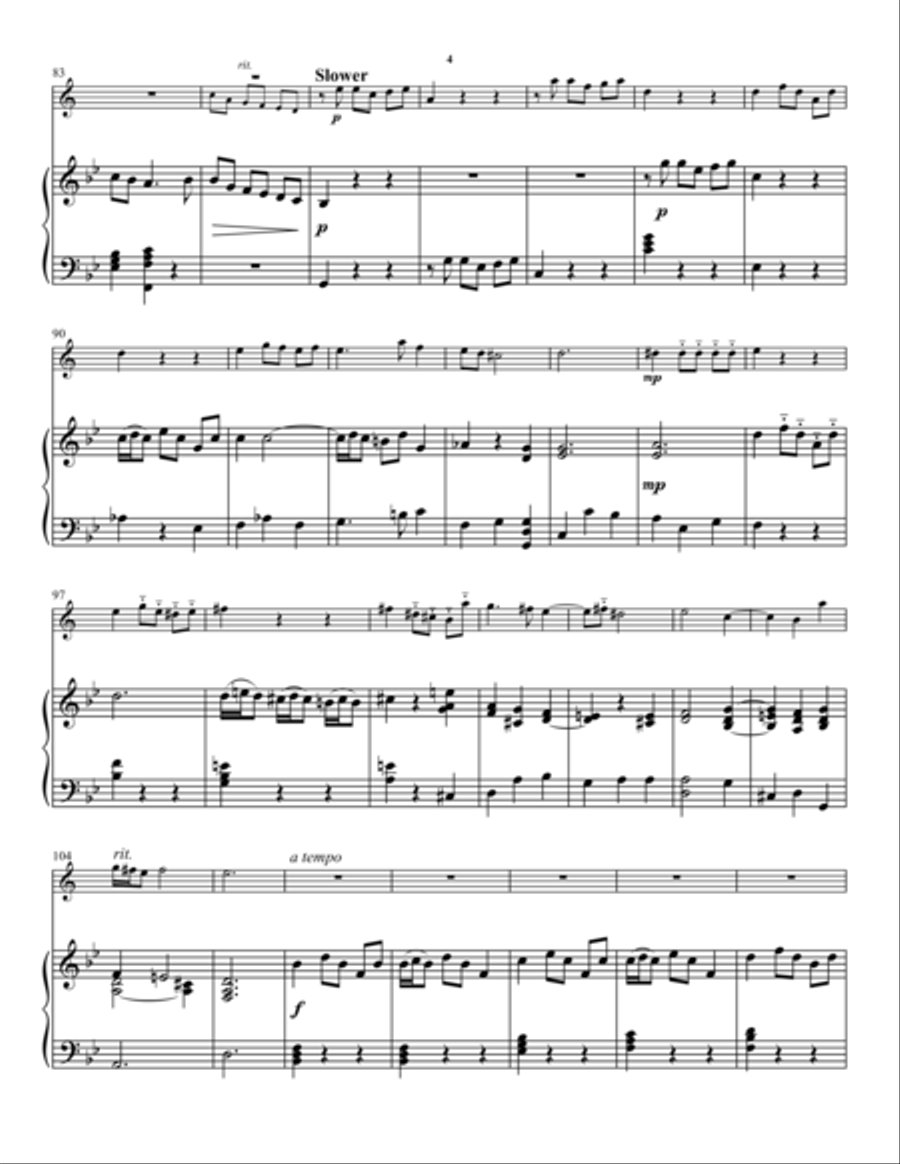 Tornami A Vagheggier (Aria) Trumpet Solo scores gallery preview page 4