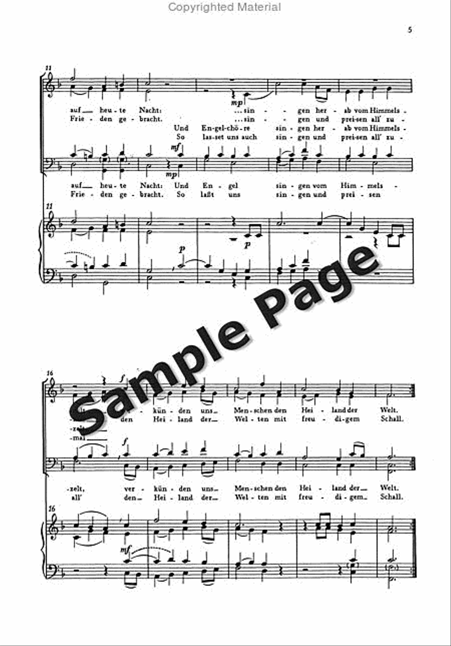 Mit Freudigem Schall Score 4-Part scores gallery preview page 6