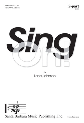 Book cover for Sing On! - Two-part Octavo