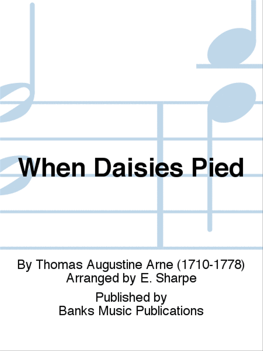 When Daisies Pied When Daisies Pied 2-Part scores gallery preview page 1