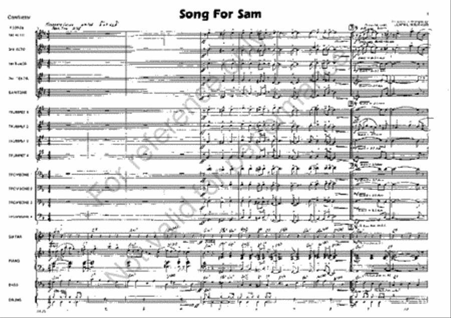 Song for Sam Song for Sam 3-Part scores gallery preview page 2