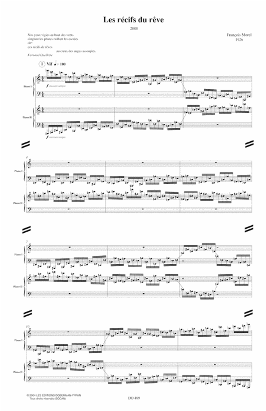 Récifs du rêve Orchestra scores gallery preview page 5