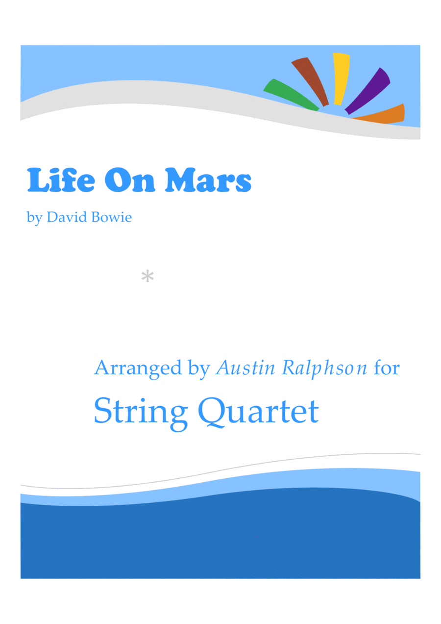 Life On Mars String Quartet scores gallery preview page 1