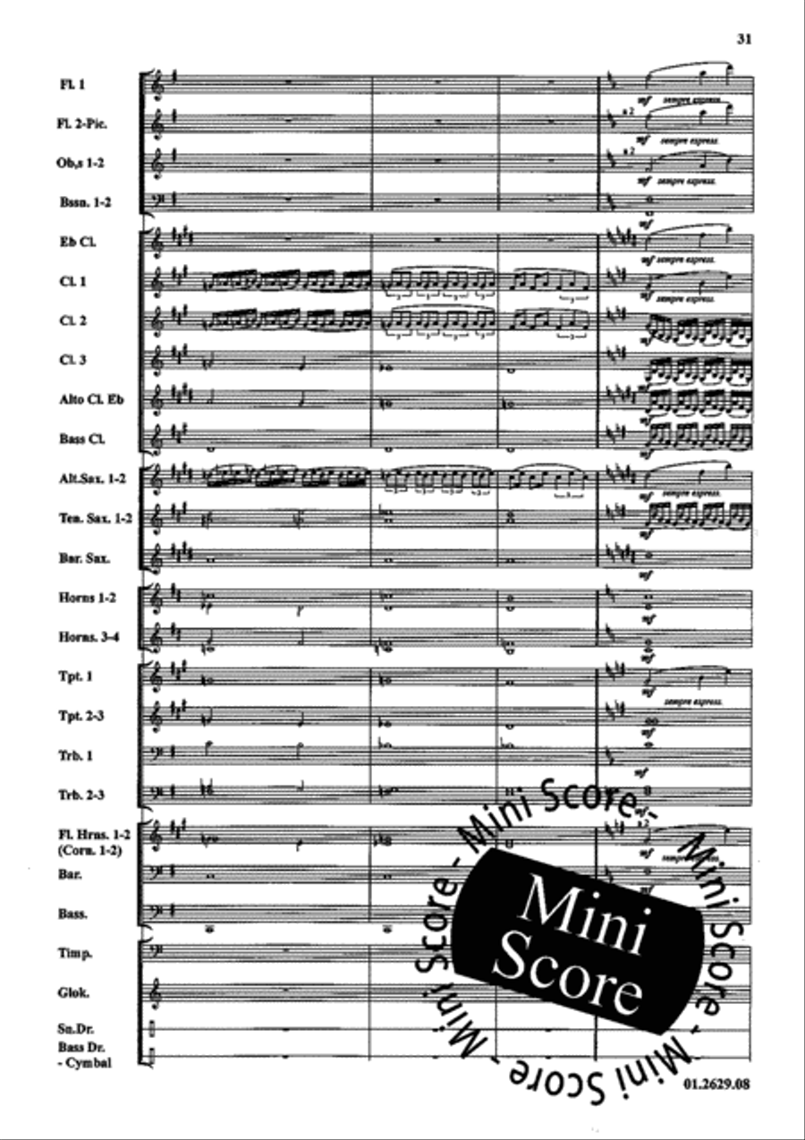 Musica Para Banda Musica Para Banda Concert Band scores gallery preview page 35