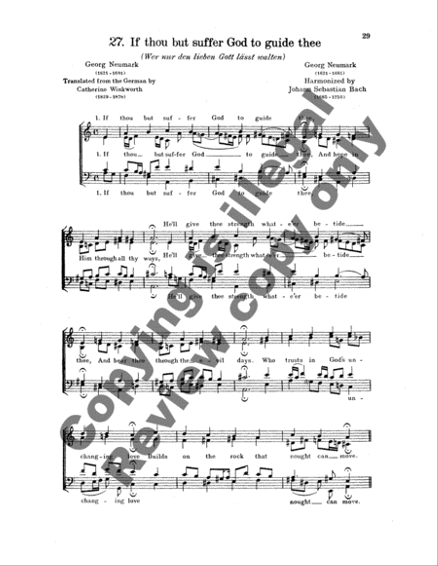 28 Chorales (Book II from 131 Chorales) 4-Part scores gallery preview page 9
