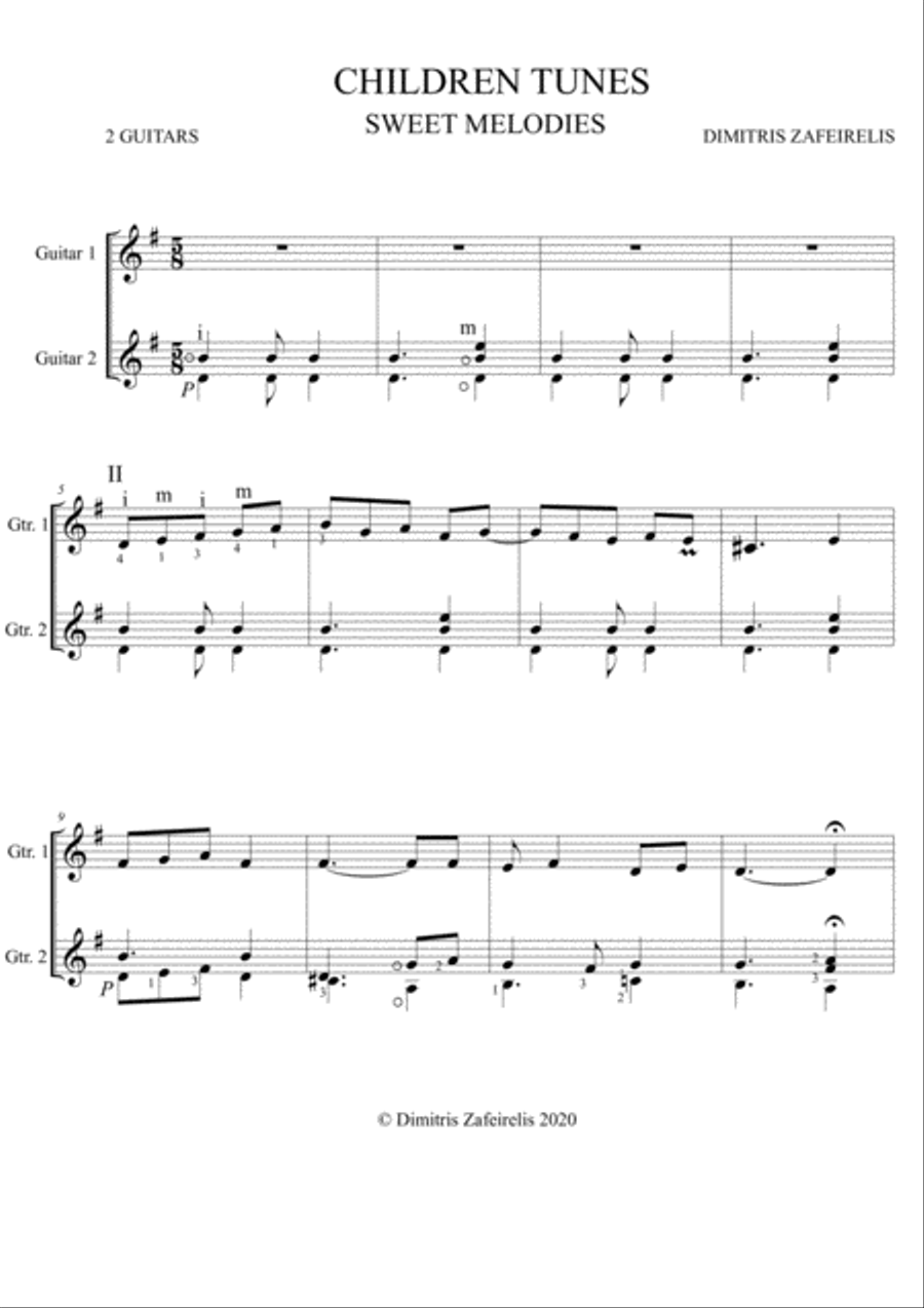 SWEET MELODIES SWEET MELODIES Small Ensemble scores gallery preview page 1
