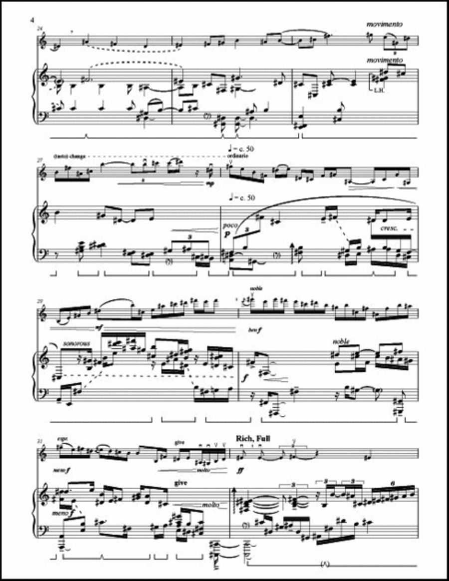 Sonata-Rhapsody Violin Solo scores gallery preview page 5