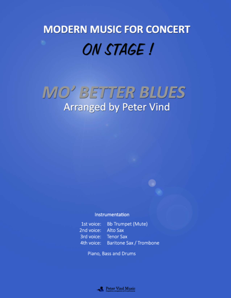 Mo' Better Blues - Stage Arrangements - By Peter Vind image number null