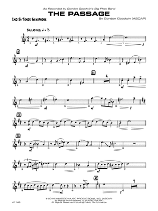 The Passage: 2nd B-flat Tenor Saxophone
