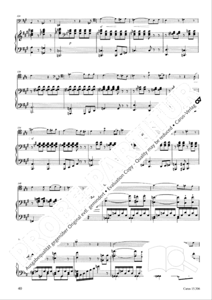 Grand Duo fur Violoncello und Klavier String Duet scores gallery preview page 41