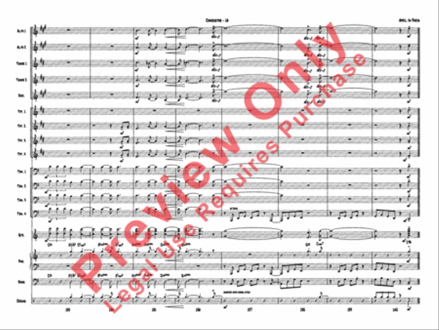April in Paris Jazz Ensemble scores gallery preview page 19