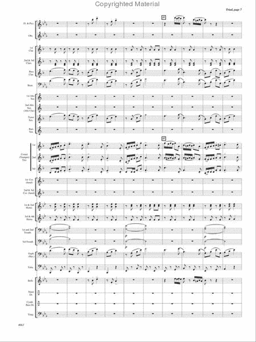 Triad Triad Concert Band scores gallery preview page 7