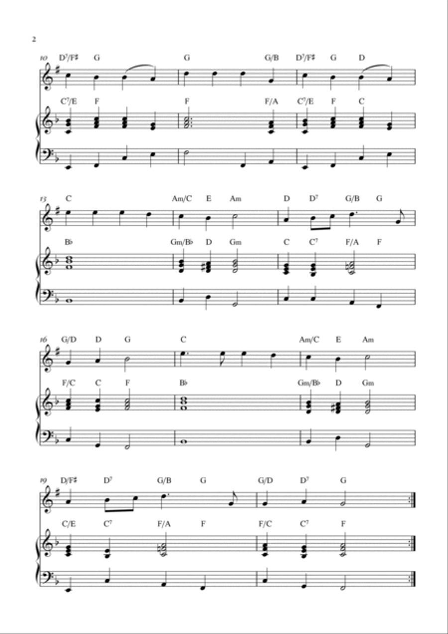 Hark! The Herald Angel Sings Clarinet Solo scores gallery preview page 2
